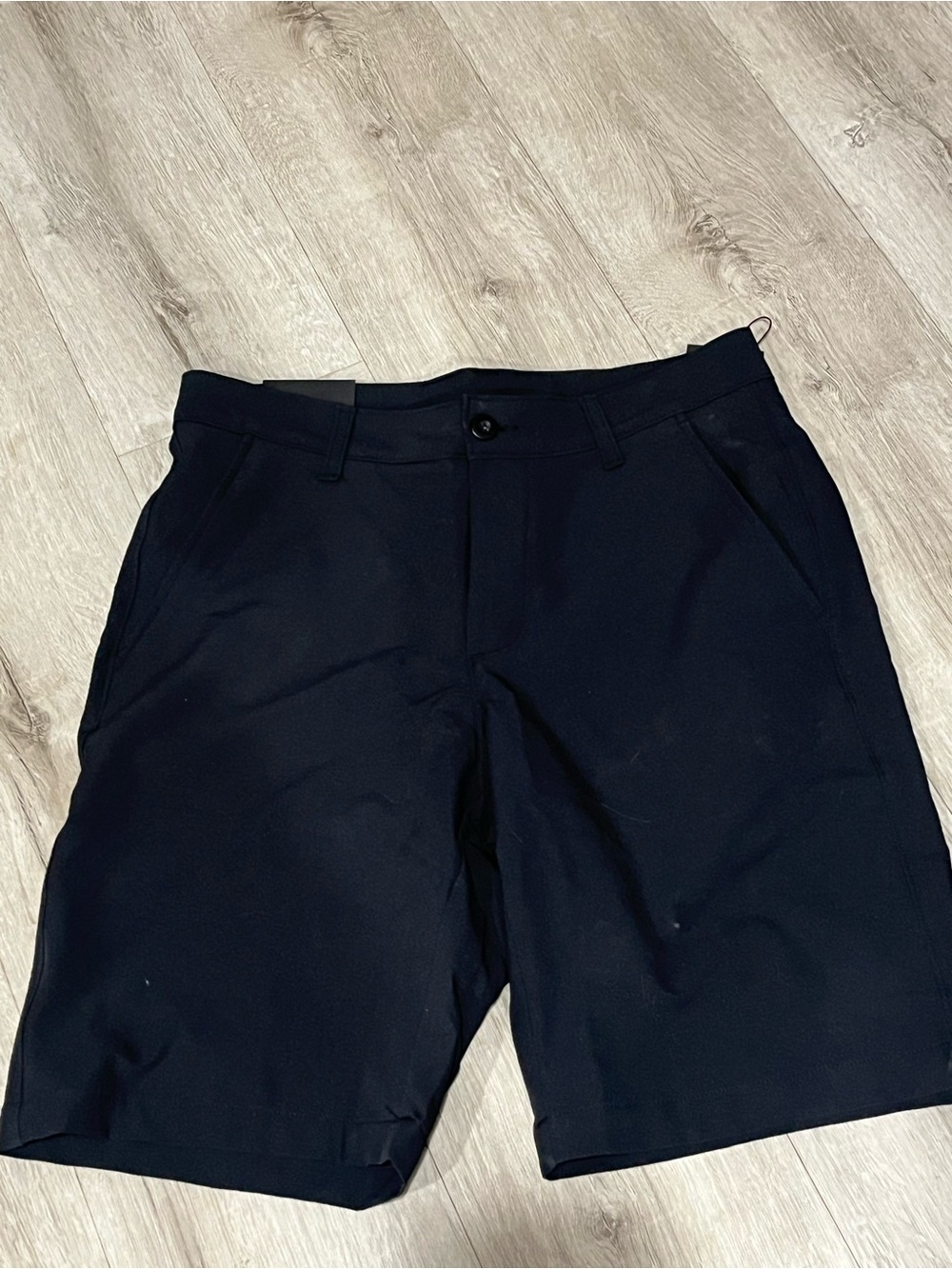 Under Armour Navy Flat-Front Performance Shorts